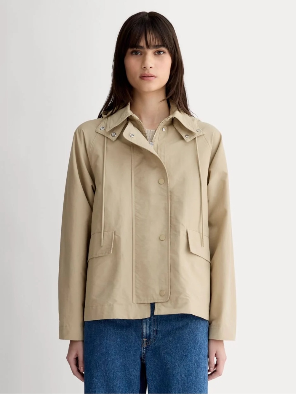 NWT Everlane The Short Anorak Jacket - Large - Picture 1 of 6